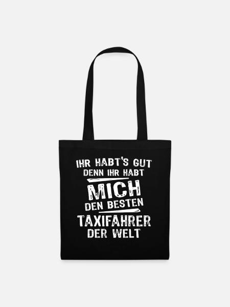 Taxifahrer - Stoffbeutel - Schwarz