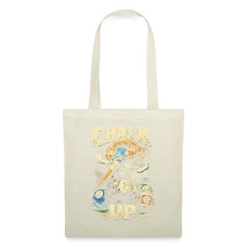 Billard à 8 billes : craie - Sac en tissu - nature - Devant