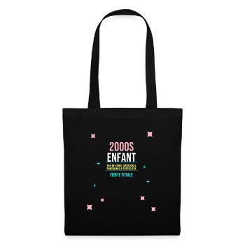 Enfant 2000s Fierté Totale - Sac en tissu - noir - Devant