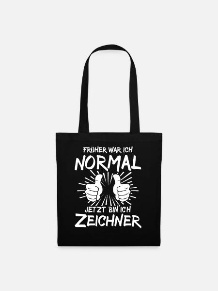 Zeichner - Stoffbeutel - Schwarz