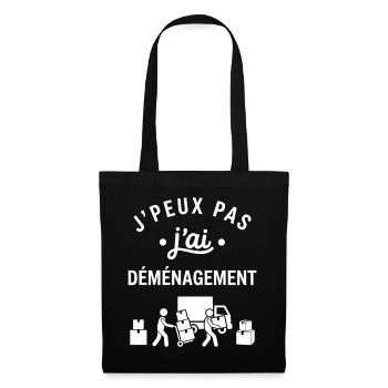 J'peux pas j'ai déménagement - Sac en tissu - noir - Devant