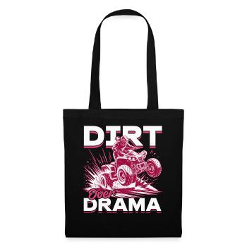 Quad ATV Woman Girl Four Wheeler - Tote Bag - black - Front