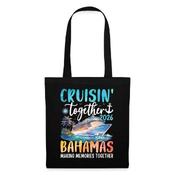 Croisière ensemble aux Bahamas 2026 - Sac en tissu - noir - Devant