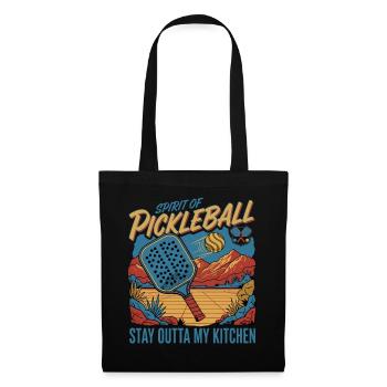 Pickleball Spirit Of Pickleball Stay Outta My - Sac en tissu - noir - Devant