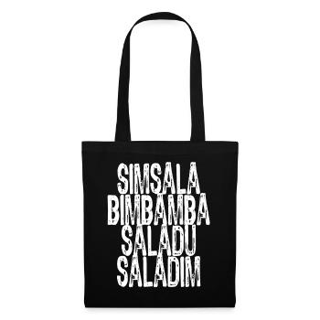 Simsalabimbambasaladusaladim - Stoffbeutel - Schwarz - Vorne