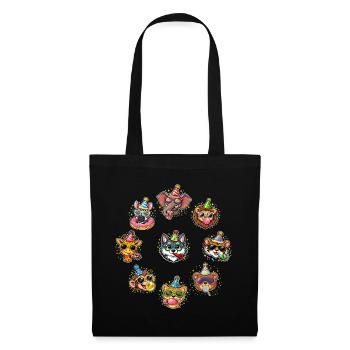 Animals Zoo Party Jungle Zoo Birthday Party - Tote Bag - black - Front