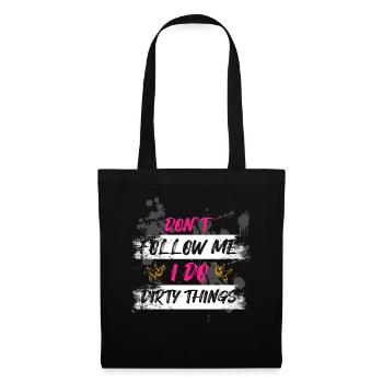 Courses de boue Schlammlauf Dirty Run Dirty Things - Sac en tissu - noir - Devant
