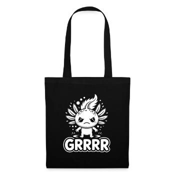 Grump Axolotl - Tote Bag - black - Front