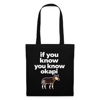 Okapi Lovers Okapi Animal Rare Wildlife Love - Tote Bag - black - Front