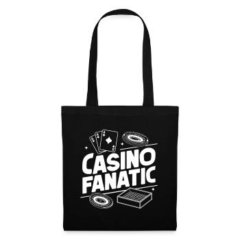 Casino Gambler Casino Fanatic Gambling - Sac en tissu - noir - Devant