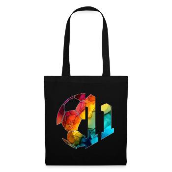 NO. 11 FOOTBALLER NUMBER 11 FOOTBALL 11TH BIRTHDAY - Tote Bag - black - Front