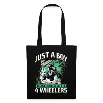 Quad ATV Garçons Hommes Quad Wheeler - Sac en tissu - noir - Devant