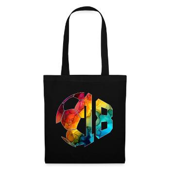 NON. 18 FOOTBALLEUR NUMÉRO 18 FOOTBALL 18E ANNIVERSAIRE - Sac en tissu - noir - Devant