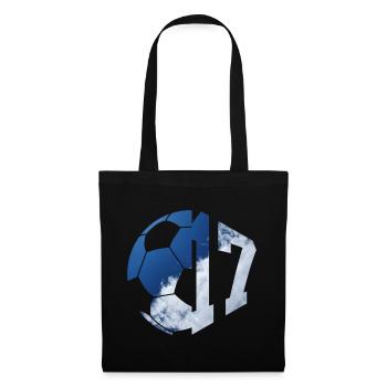 NO. 17 FOOTBALLER NUMBER 17 FOOTBALL 17TH BIRTHDAY - Tote Bag - black - Front