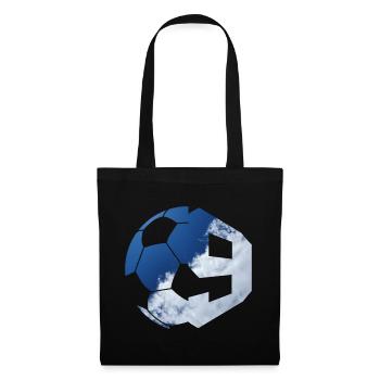 NON. 9E JOUEUR DE FOOTBALL NUMÉRO 9 FOOTBALL 9E ANNIVERSAIRE - Sac en tissu - noir - Devant