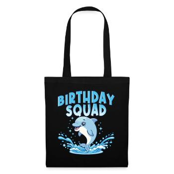 Croisière d’été Birthday Squad Beach Dolphin - Sac en tissu - noir - Devant
