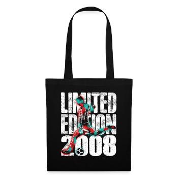 Fußball 2008 Geburtstag Limited Edition - Stoffbeutel - Schwarz - Vorne