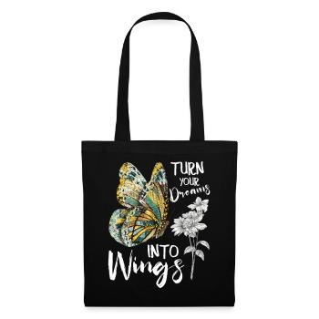 Inspiring Butterfly Monarch Butterfly Garden - Tote Bag - black - Front