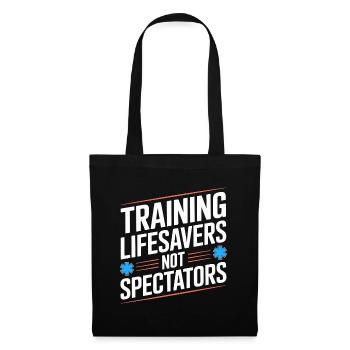 Paramedic Training Lifesavers Emergency Services - Tote Bag - black - Front