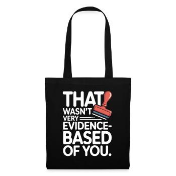 Ce n’était pas un docteur nerd de laboratoire de médecine basé sur des preuves - Sac en tissu - noir - Devant