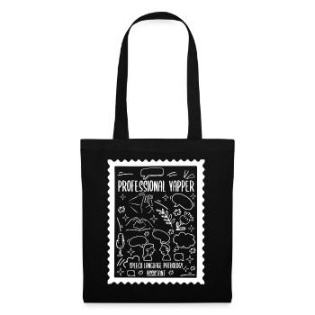 Professional Yapper Speech Language SLP - Tote Bag - black - Front