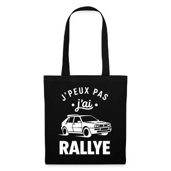 rallye - Sac en tissu - noir - Devant