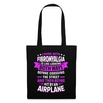 Funny Quote For Fibromyalgia Awareness - Tote Bag - black - Front