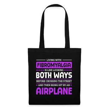 Quote For Fibromyalgia Awareness - Tote Bag - black - Front