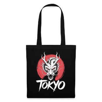 Tokyo Dragon Shirt Japan Samurai Style Streetwear - Tote Bag - black - Front