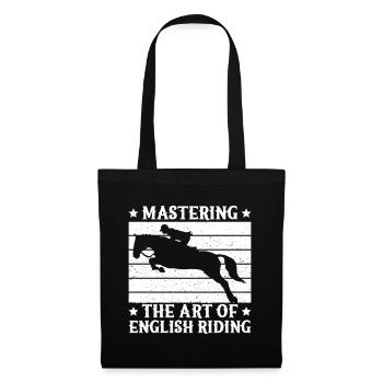 Hobby Horse Rider ARt Of English Riding English - Tote Bag - black - Front