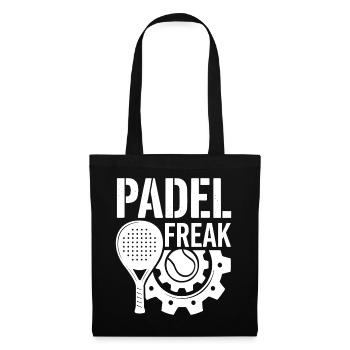 Padel Freak Sport Enthusiasm Performance - Tote Bag - black - Front