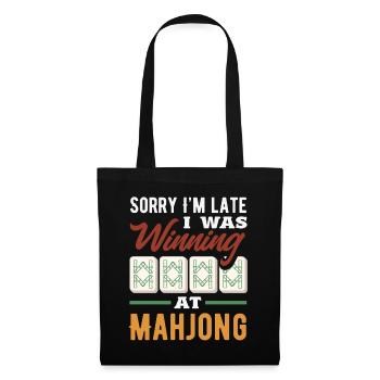It's Mahjong Time - Tote Bag - black - Front