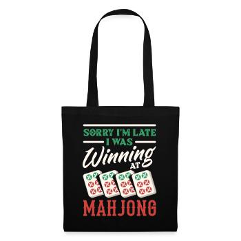 It's Mahjong Time - Tote Bag - black - Front