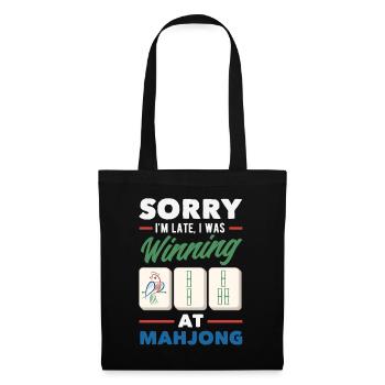 It's Mahjong Time - Tote Bag - black - Front