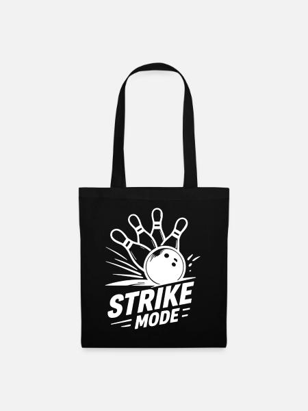 Bowling Strike Mode Kegeln Champion  - Stoffbeutel - Schwarz