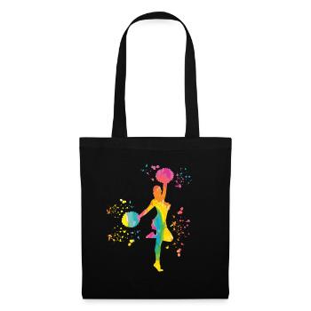 Cheerleader Cheer Mom Cheerleading - Tote Bag - black - Front