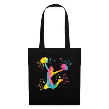 Cheerleader Cheer Mom Cheerleading - Tote Bag - black - Front