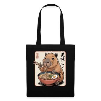 Ramen Capybara Delicacy - Tote Bag - black - Front