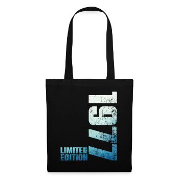 49ème Anniversaire Homme Femme 49 ans 1977 Cadeau - Sac en tissu - noir - Devant