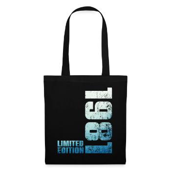 45ème Anniversaire Homme Femme 45 ans 1981 Cadeau - Sac en tissu - noir - Devant