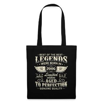 Legends 2006 Vintage 20th Birthday Gift - Tote Bag - black - Front