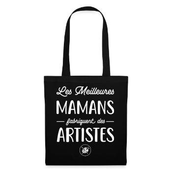Les meilleures mamans fabriquent des artistes - Sac en tissu - noir - Devant