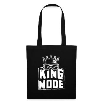 T-shirt drôle du Roi des Échecs pour hommes - Sac en tissu - noir - Devant