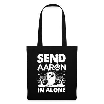 Dicton anglais d’Halloween de Chasseur de Fantômes - Sac en tissu - noir - Devant