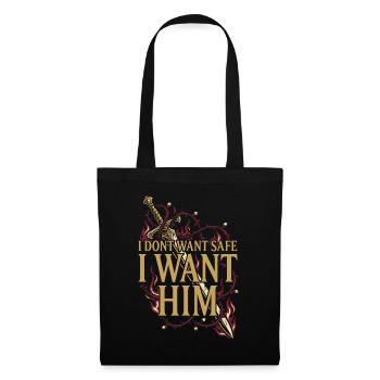 Romantasy Fantasy Romance Booktok Spicy Reader - Tote Bag - black - Front