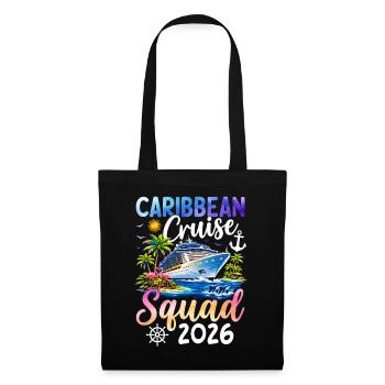 Caribbean Cruise Squad 2026 - Stoffbeutel - Schwarz - Vorne
