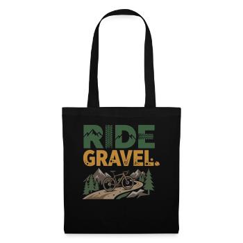 Ride Gravel Bike Adventure Outdoor Bike - Tote Bag - black - Front