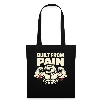 Emo Dinosaur Funny Gym Sad Workout Lifting - Tote Bag - black - Front