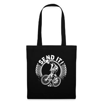BMX Dirt Jump Sent It Bike Jump - Tote Bag - black - Front