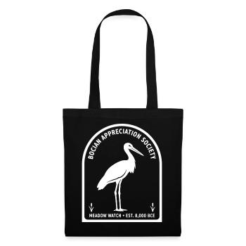 Surveillance des prés de la Société d’Appréciation Bocian - Sac en tissu - noir - Devant